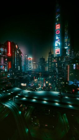 Город найт сити cyberpunk