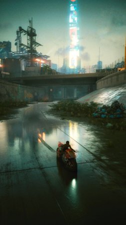 Path tracing cyberpunk