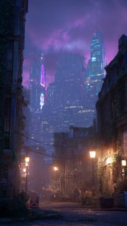 Найт сити cyberpunk переулок