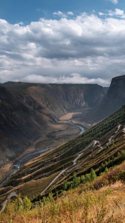Перевал кату ярык долина чулышман скачать фон 2160 x 3840