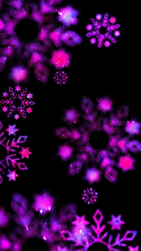 Snowflake purple iphone wallpaper