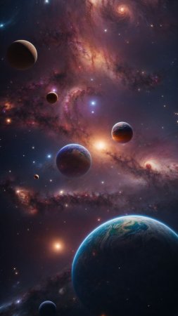 Космос планеты вселенная