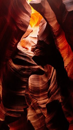 Каньон антилопы сша скачать фон 1424 x 2532