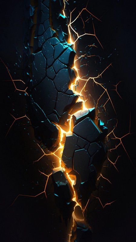 Абстрактный пейзаж скачать фон 1080 x 1920