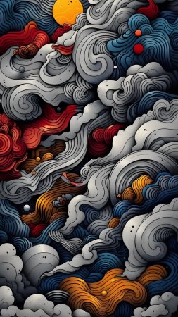 Абстрактные иллюстрации скачать фон 2160 x 3840