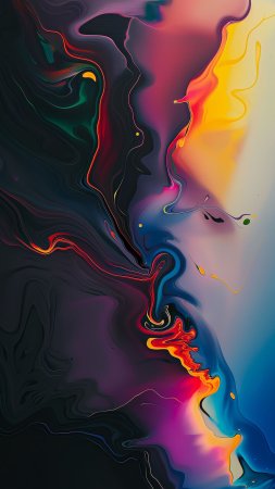 Абстрактная живопись скачать фон 2160 x 3840