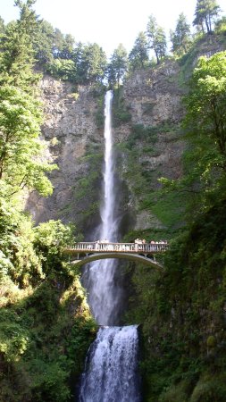 Multnomah falls cascade