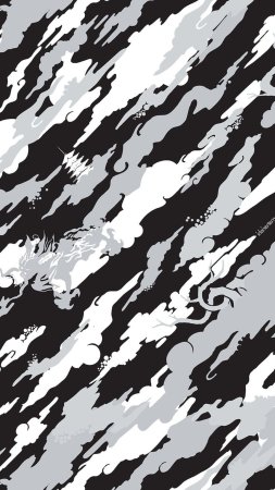 Winter urban white combat camouflage stripes animal pattern military background скачать фон 1080 x 1920