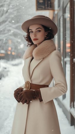 Зимние женские образы