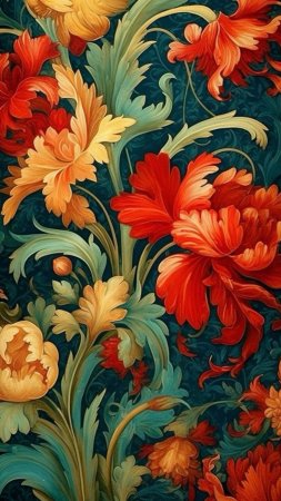Русские узоры скачать фон 1080 x 1920