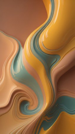 Цветные волны скачать фон 1080 x 1920