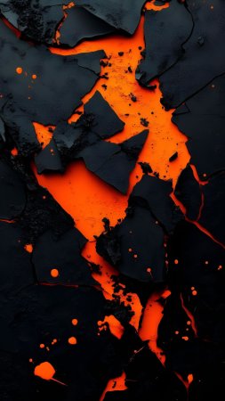 Оранжево черные