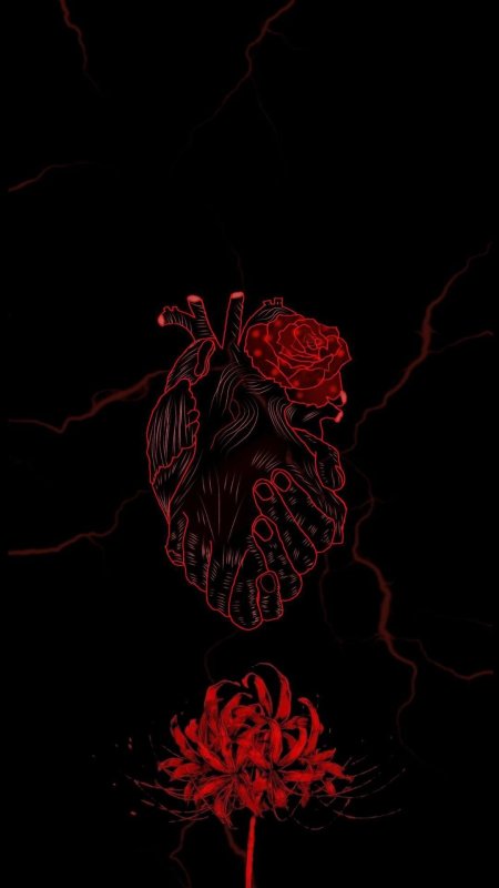 Красно черный фон скачать фон 1080 x 1920