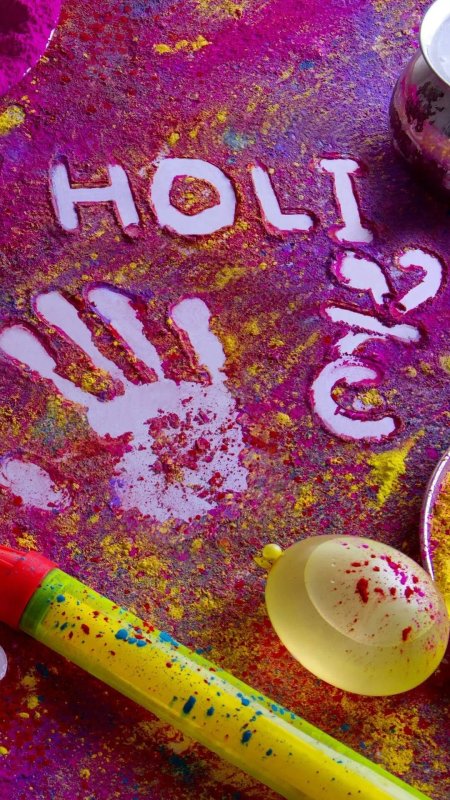 Happy holi wishes скачать фон 1080 x 1920