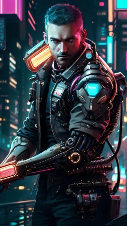 Sci fi cyberpunk