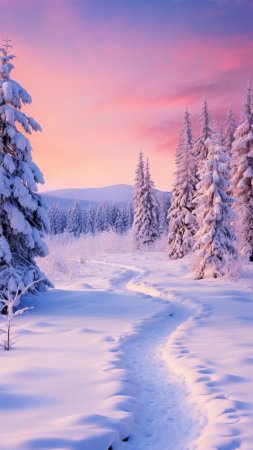 Winter scenery