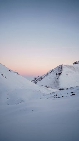 Snow covered mountains
