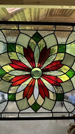 Stained glass window скачать фон 1424 x 2532