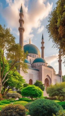 Beautiful mosques скачать фон 1080 x 1920