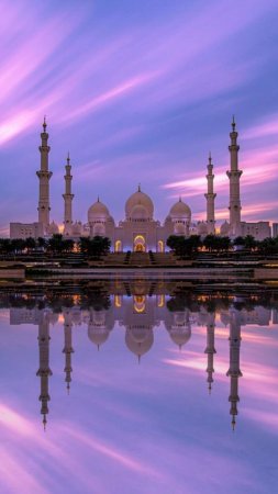 Мечеть шейха зайда в абу даби скачать фон 720 x 1280