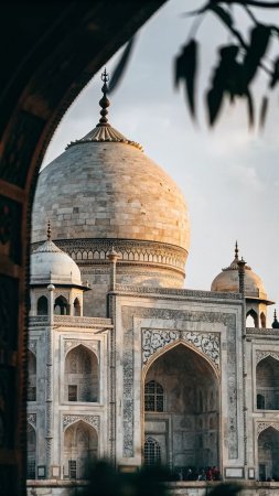 Taj mahal agra скачать фон 1080 x 1920