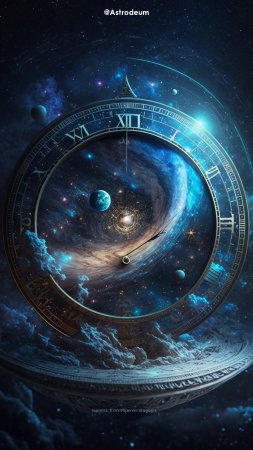 Photos on cosmic clocks time paradox art