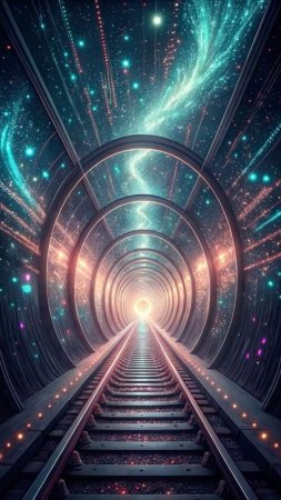 Вселенная дорог тоннель энергии космический