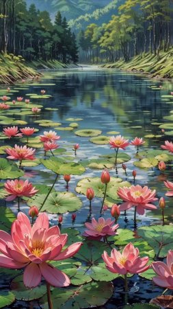 Lotus pond