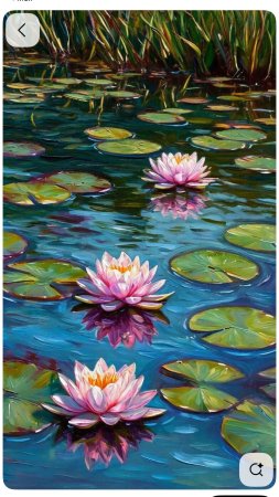 Water lily pond