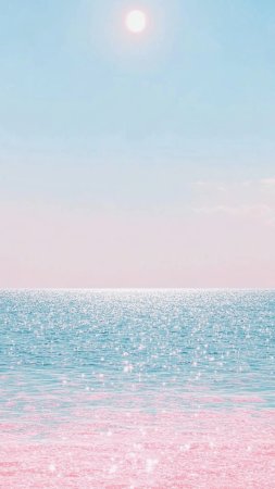 Розовое море