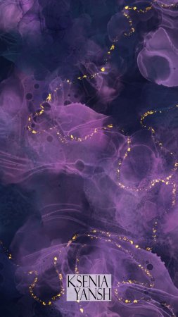 Фиолетовая абстракция