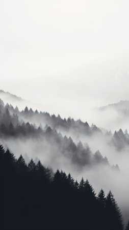 Лес в тумане