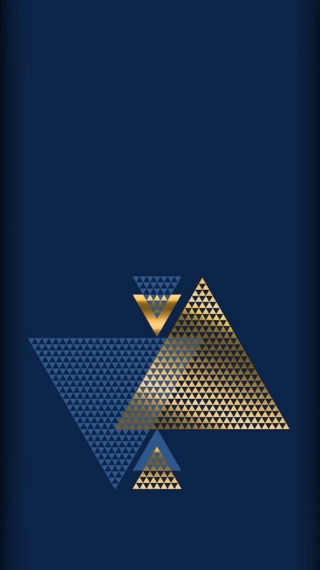 Blue and gold скачать фон 1080 x 1920