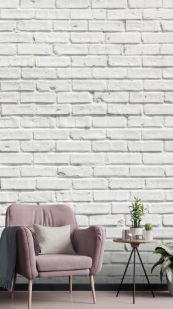 White brick wall