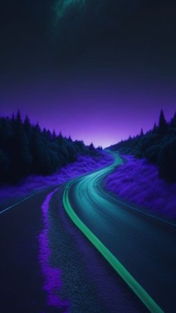 Night road