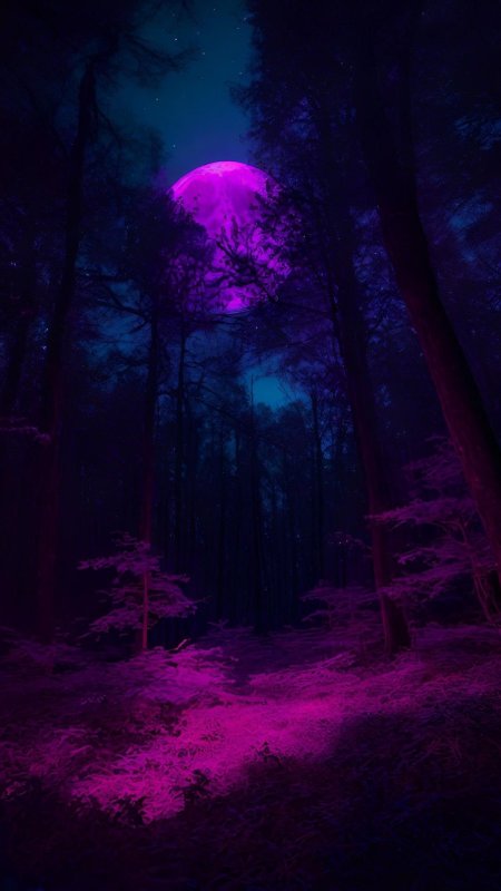 Purple forest
