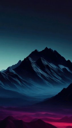 Dark mountain phone wallpaper