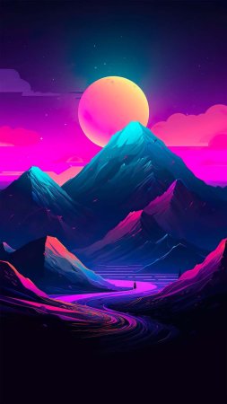 Retro synthwave