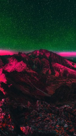 Aurora borealis northern light