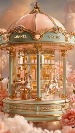 French carousel скачать фон 1080 x 1920