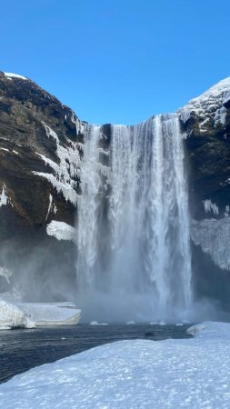 Водопад природа