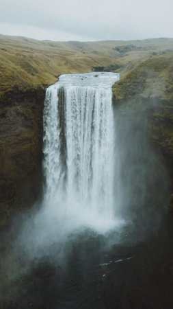 Водопад скоугафосс исландия