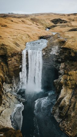 Водопад скоугафосс исландия
