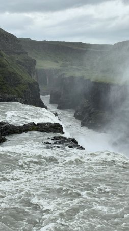 Гиф хауифосс водопад исландия