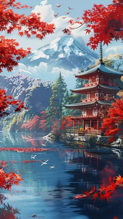 Japanese landscape art