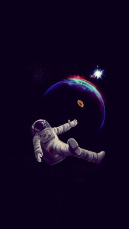 Заставка на рабочий стол космонавт