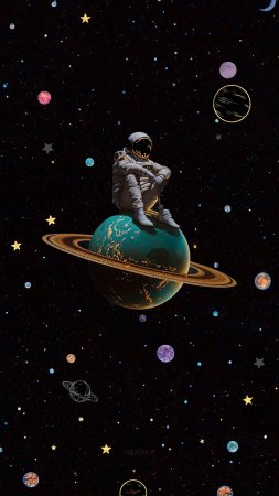 Космонавт иллюстрация