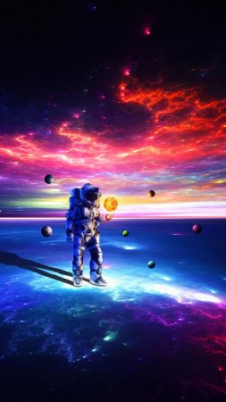Iphone astronaut wallpaper k