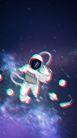 Astronaut in space
