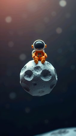Tiny astronaut